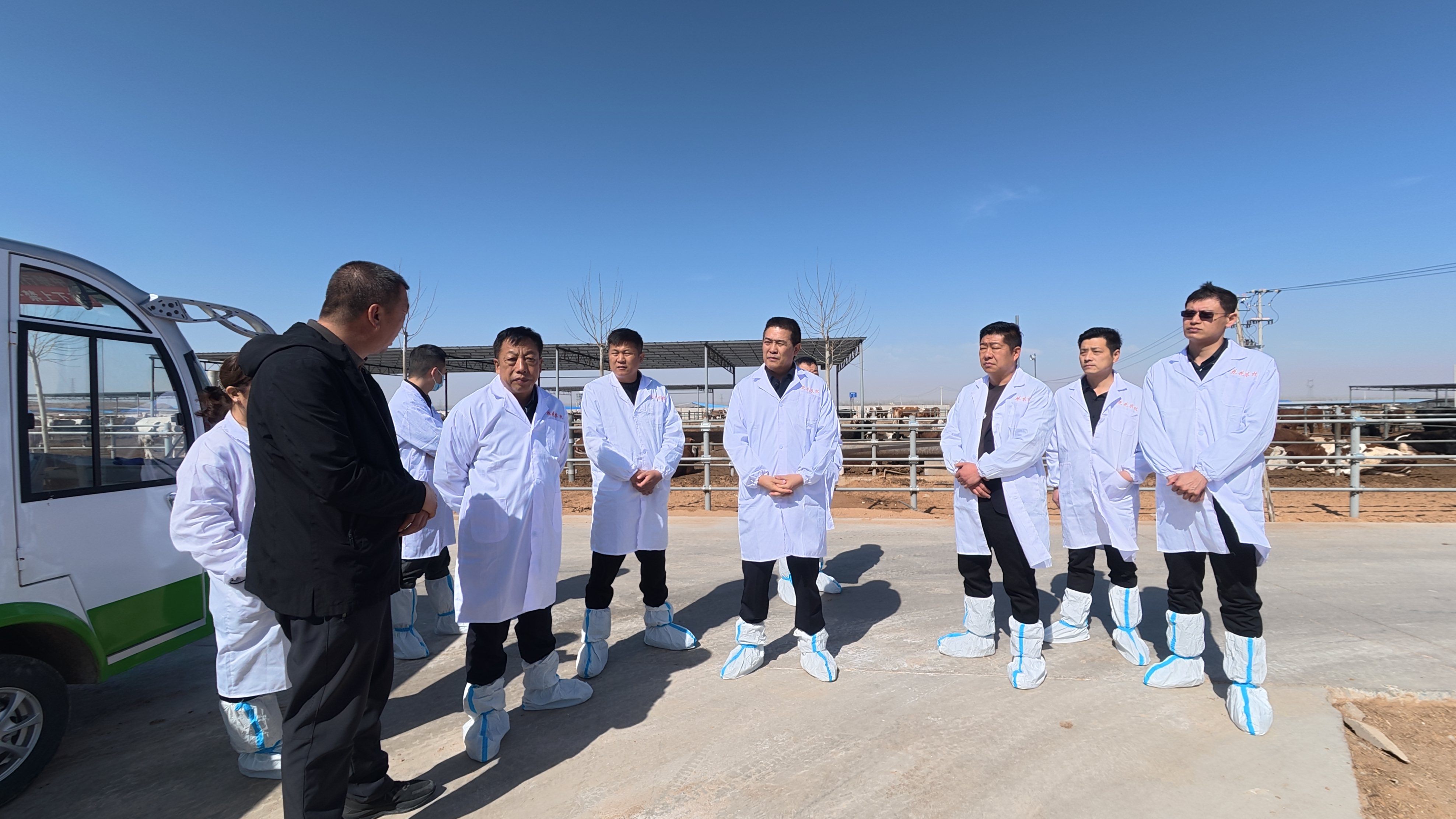 自治区党委统战部副部长、工商联党组书记平学智一行调研宁夏花花农牧科技有限公司